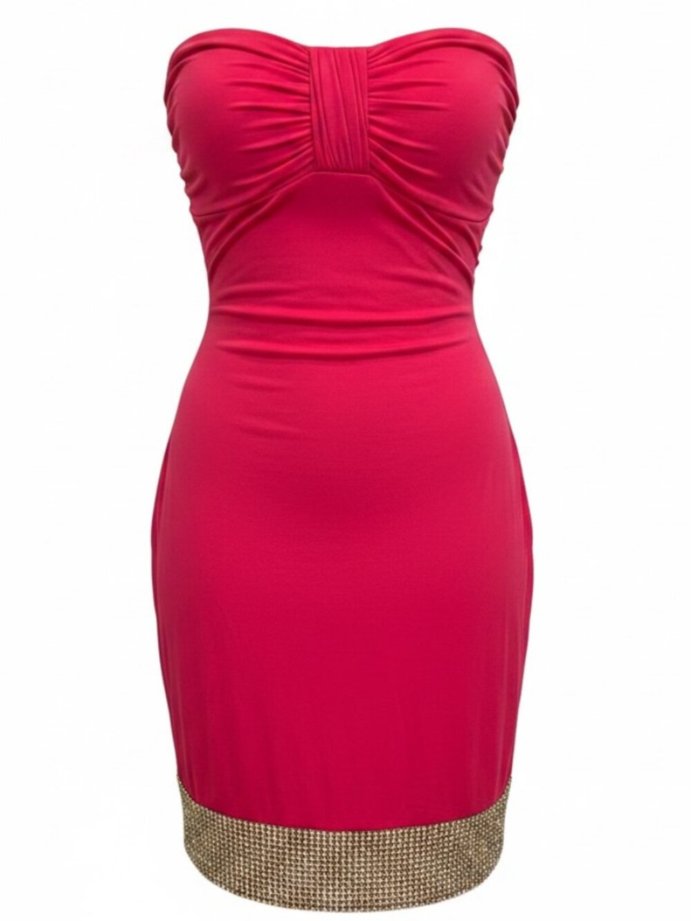 SKY Vintage Strapless Bodycon Dress